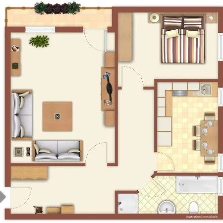 Appartement Silbermoewe